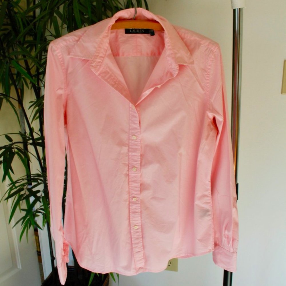 Polo Ralph Lauren Light Pink Button Down/Up Medium